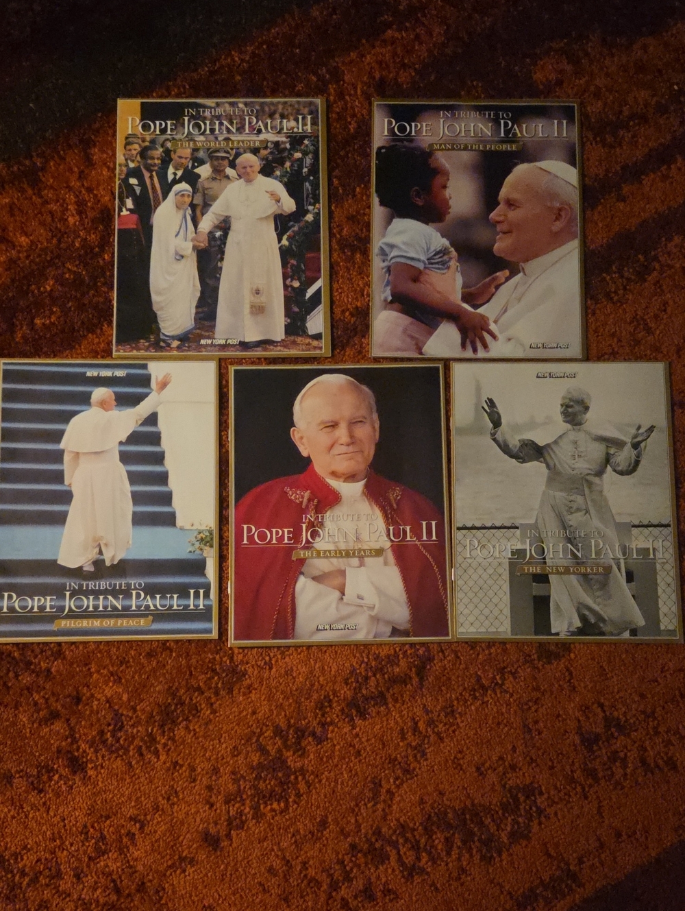 In Tribute to Pope John Paul II Collectible Book Set - White
